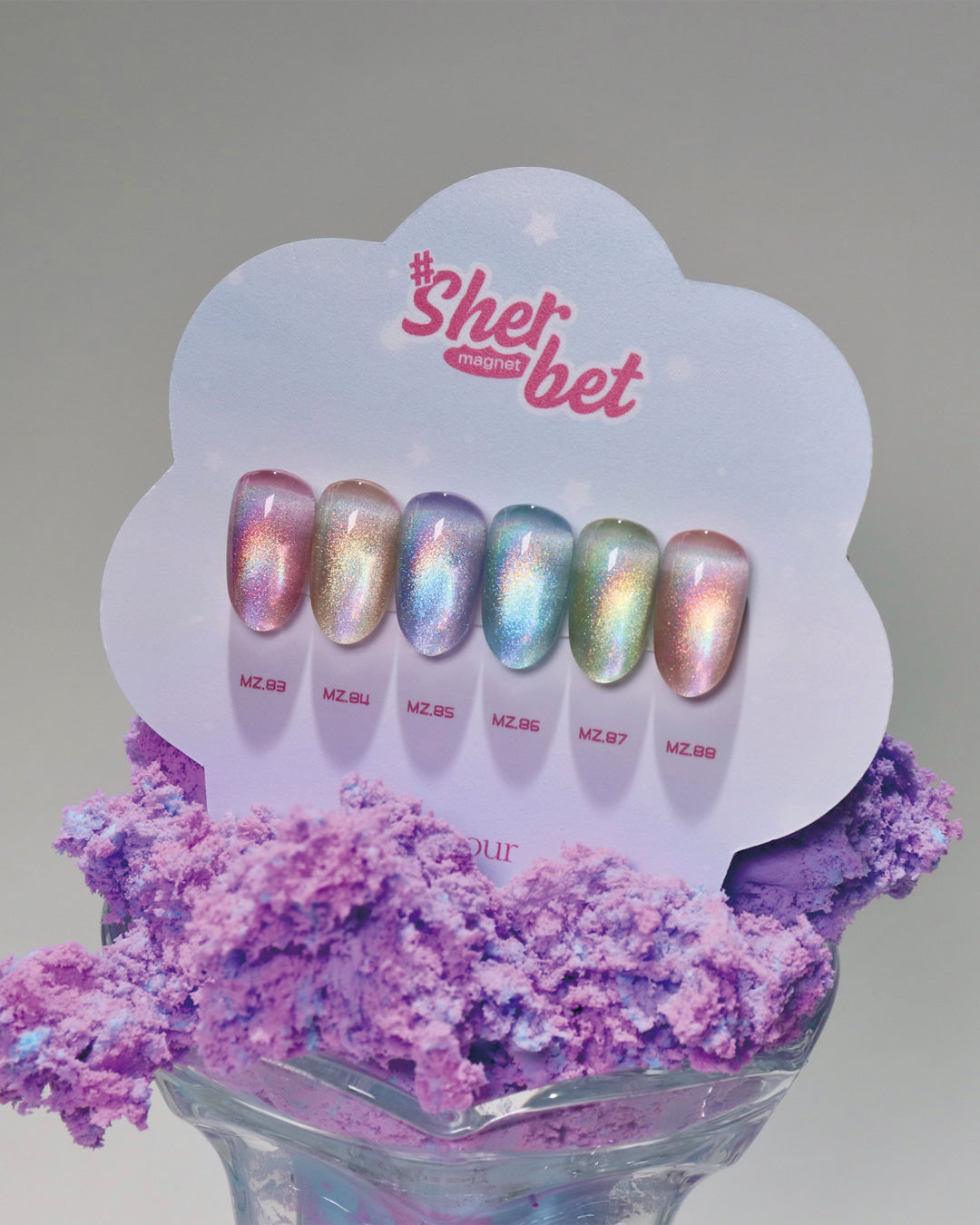 Mayour Sherbet Magnetic Gel Set - 6 colours (Magnet Included)