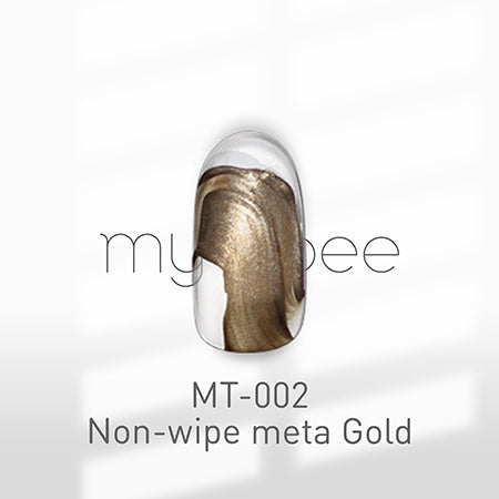 my&bee Non-wipe Metal Single Gel - 2 shades