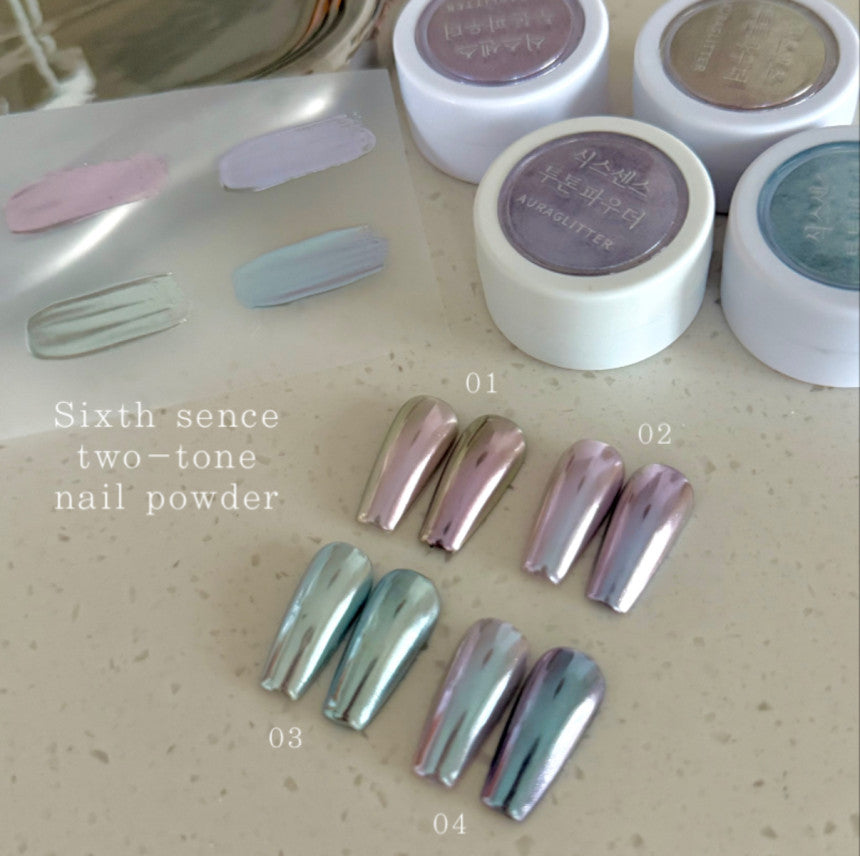 AURAGLITTER Six Sense Two-tone Powder