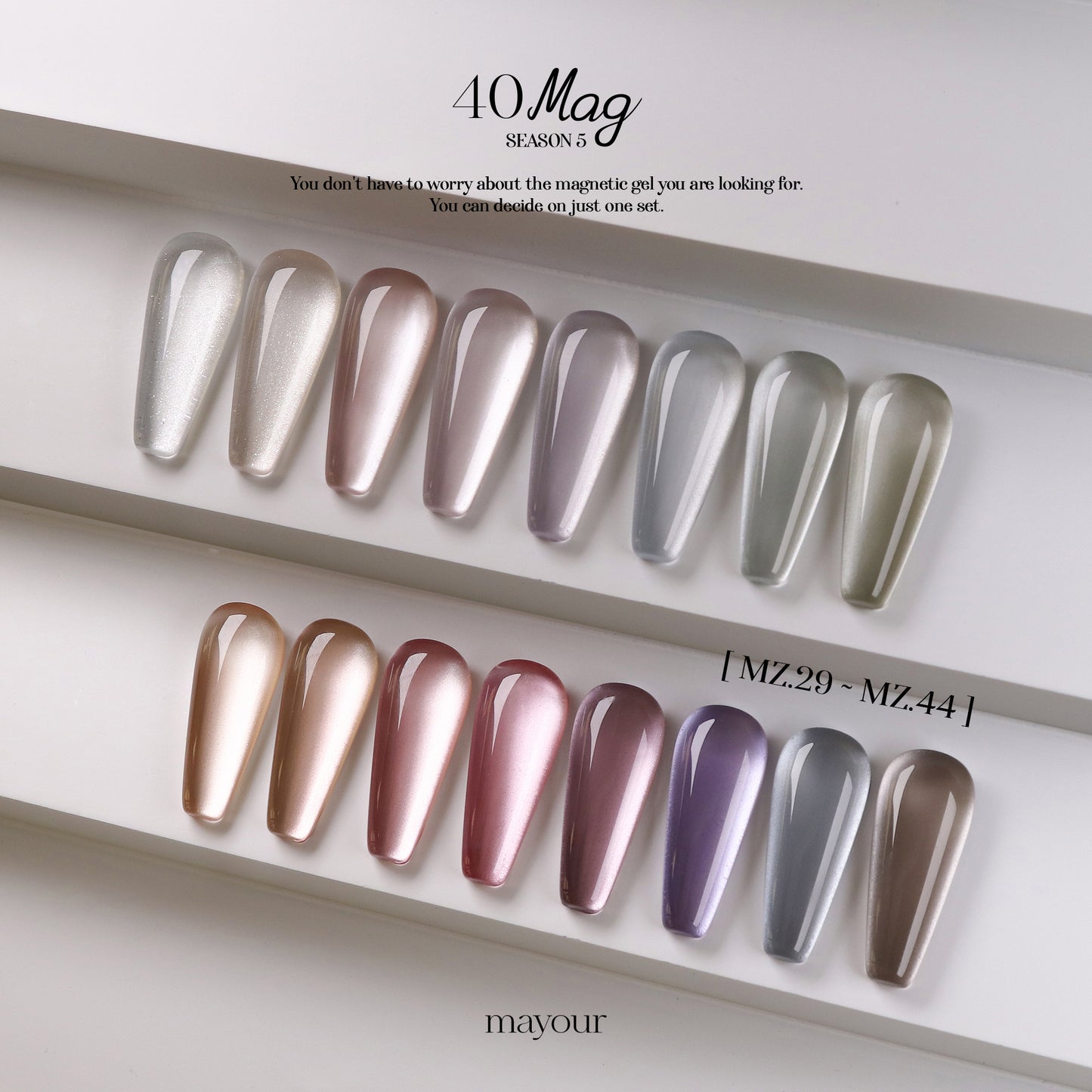 Mayour The Collector Season 5 Single Magnetic Gel - 40 types