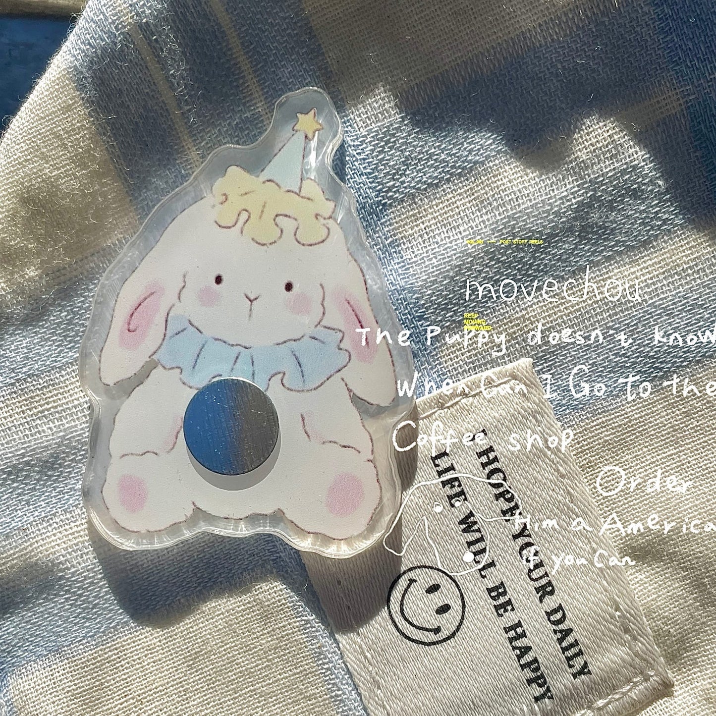 Little Birthday Bunny Nail Stand