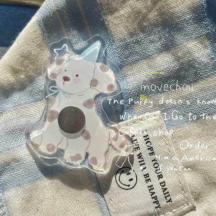 Little Birthday Puppy Nail Stand