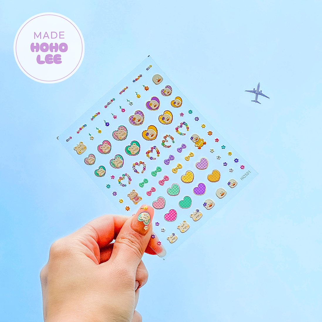 [Final Clearance] HOHOLEE Embo Sticker HOS01