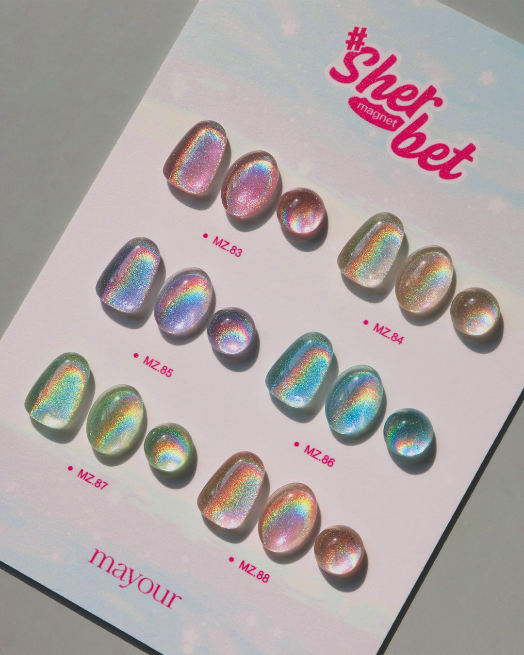 Mayour Sherbet Gel Collection (Magnetic/Cateye)