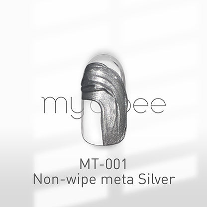 my&bee Non-wipe Metal Single Gel - 2 shades