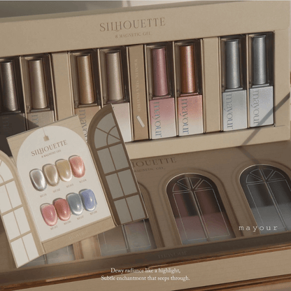 Mayour Silhouette Magnetic Gel Set - 8 colours (Magnet Included)