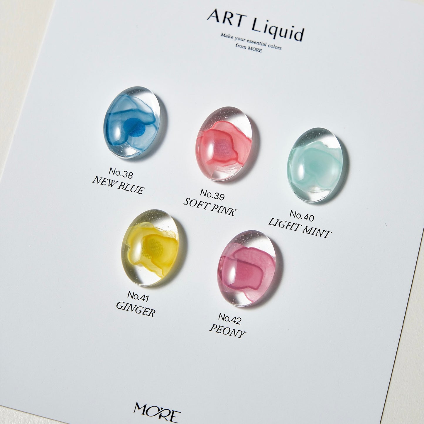 MORE ART Liquid New Ink Set - 5 colours