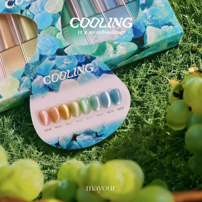 Mayour Cooling Magnetic Gel Set - 8 colours (Magnet Included)