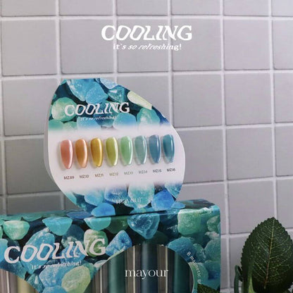 Mayour Cooling Magnetic Gel Set - 8 colours (Magnet Included)