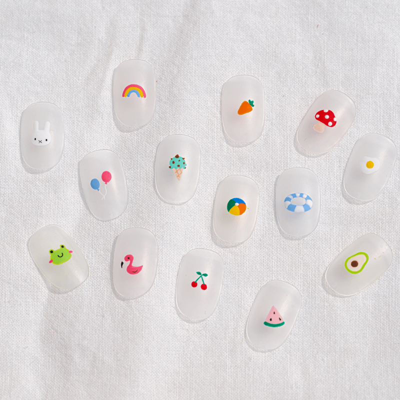 [Final Clearance] Dino Poster Colour Nail Art Single Gel