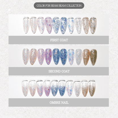 Fiote Beam Beam Glitter Gel Set - 10 Colours