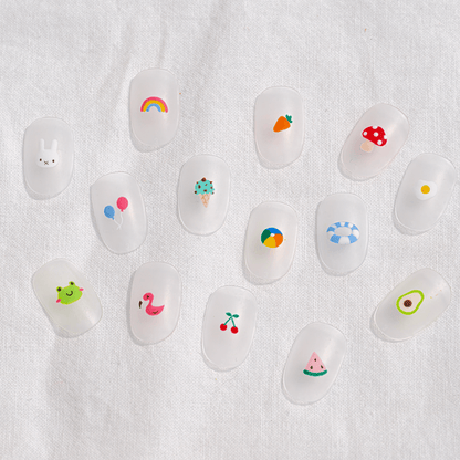 Dino Poster Colour Nail Art Set - 20 Colours