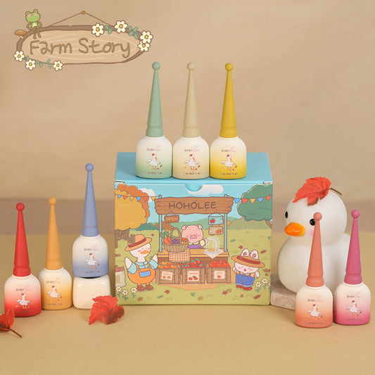 HOHOLEE Farm Story Gel Set - 8 Colours