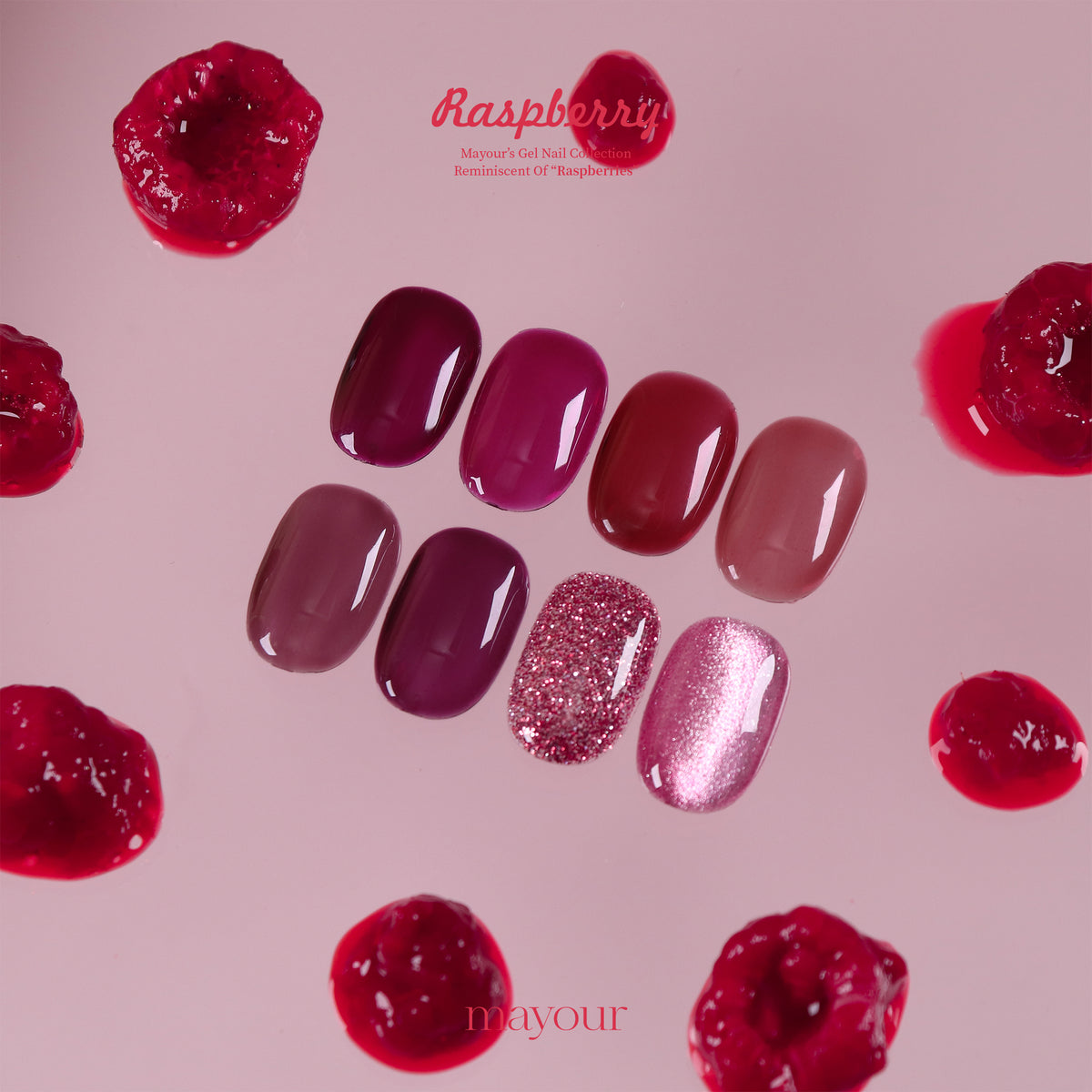 [Buy 2 Get 1 FREE] Mayour Raspberry Gel Collection