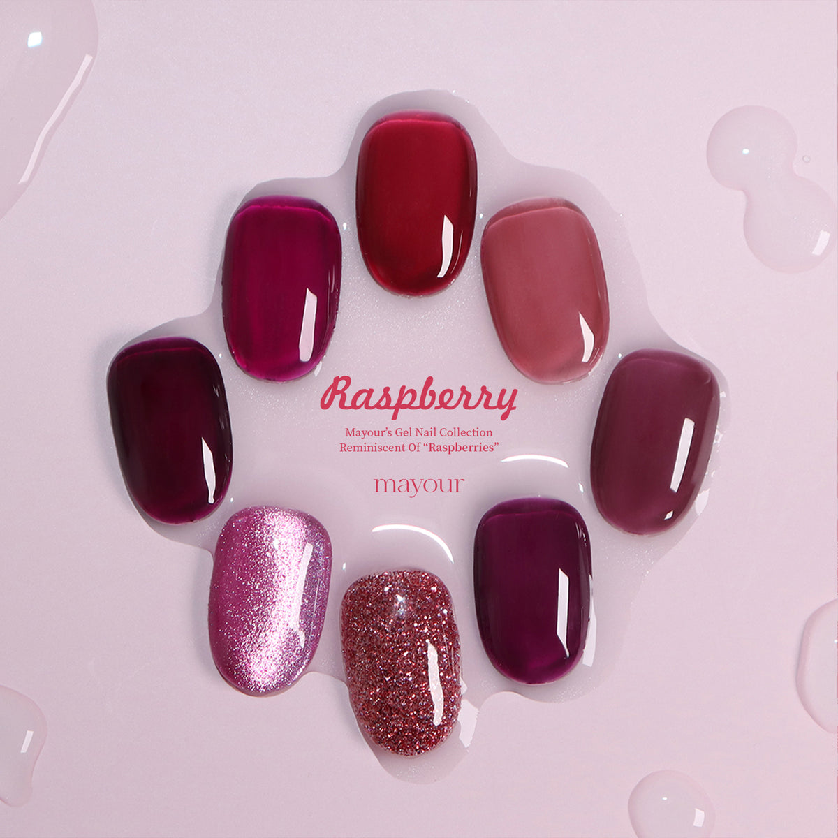 [Buy 2 Get 1 FREE] Mayour Raspberry Gel Collection