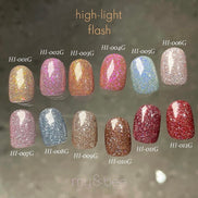my&bee High-light Flash Single Glitter Gel Collection