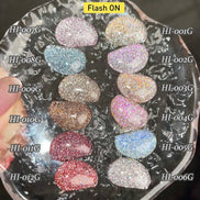 my&bee High-light Flash Single Glitter Gel Collection