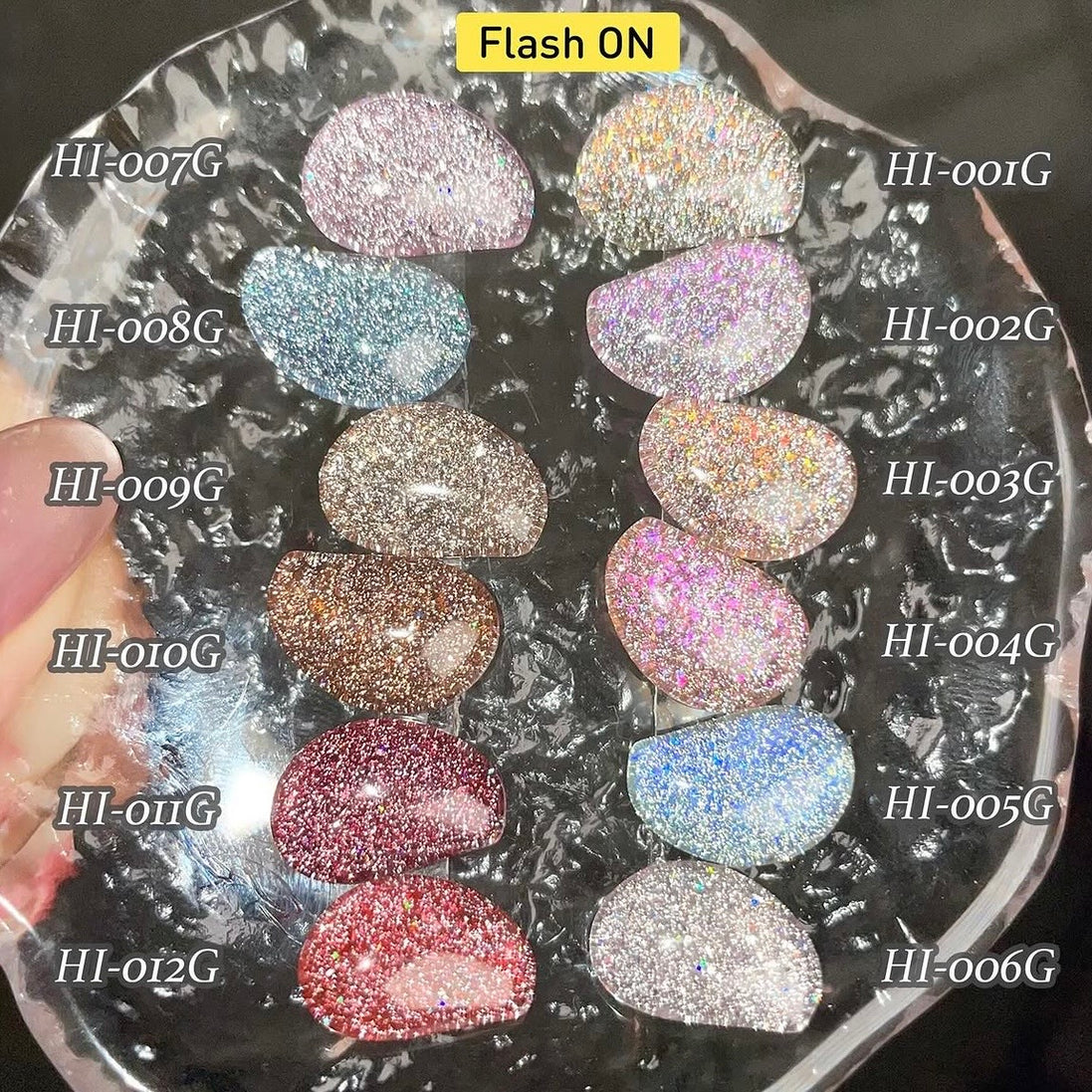 my&bee High-light Flash Single Glitter Gel Collection