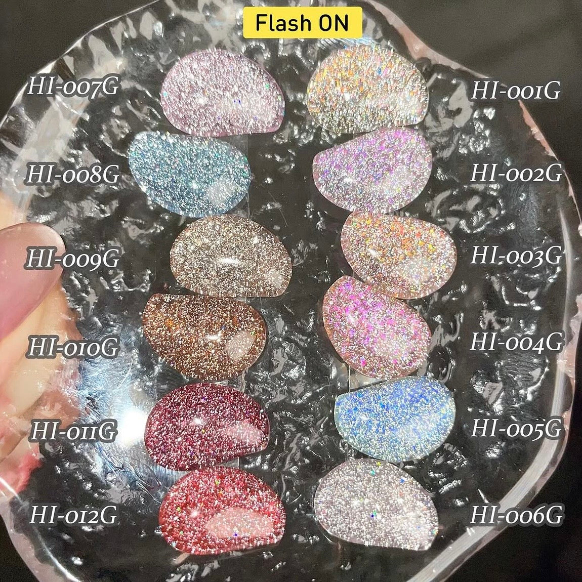 my&bee High-light Flash Single Glitter Gel Collection