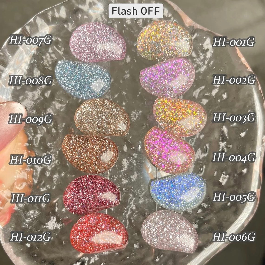 my&bee High-light Flash Single Glitter Gel Collection