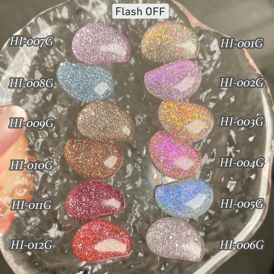 my&bee High-light Flash Single Glitter Gel Collection