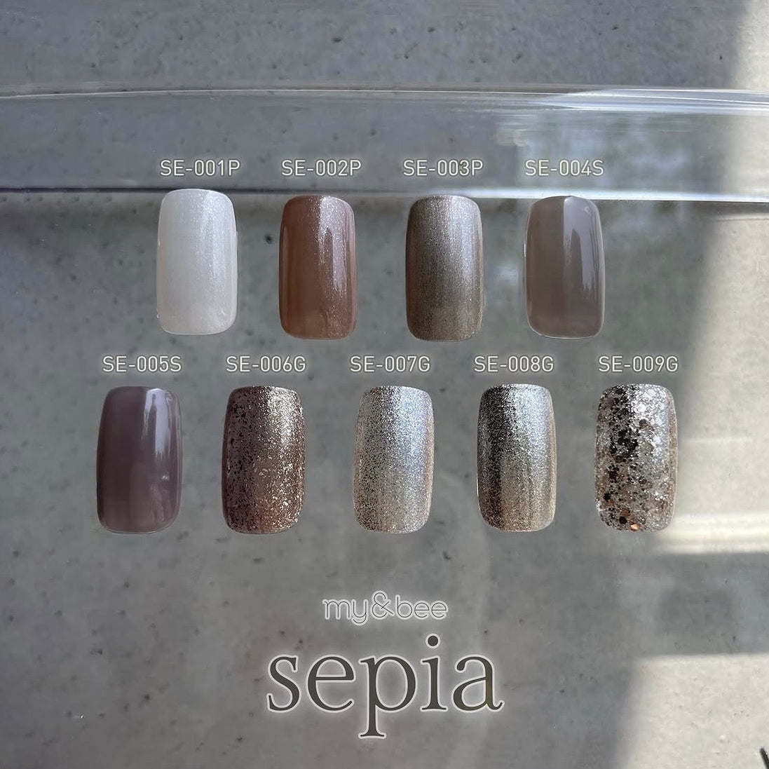 my&bee Sepia Gel Collection