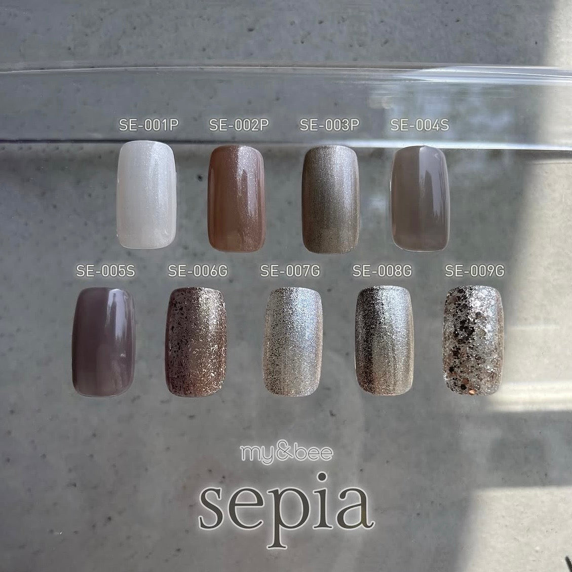 my&bee Sepia Gel Collection