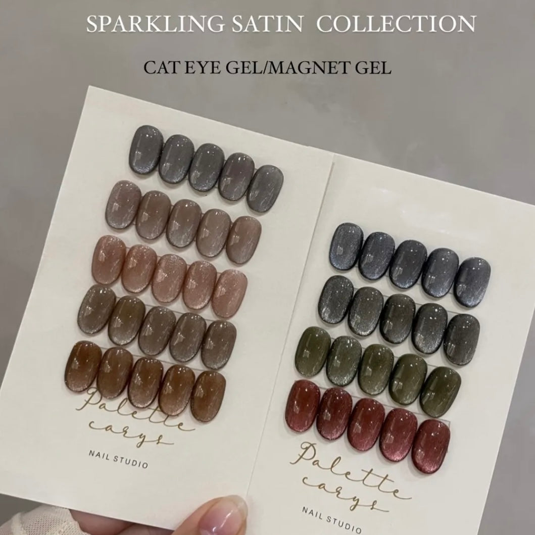 [Last Chance] Palette Carys Sparkling Satin Gel Collection (Magnetic/Cateye)
