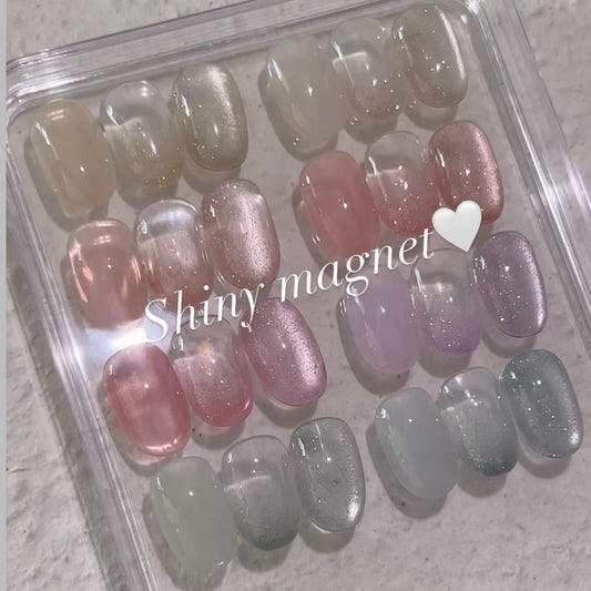 Nailbayo DOI Shiny Magnetic Gel Collection Set- 8 colours