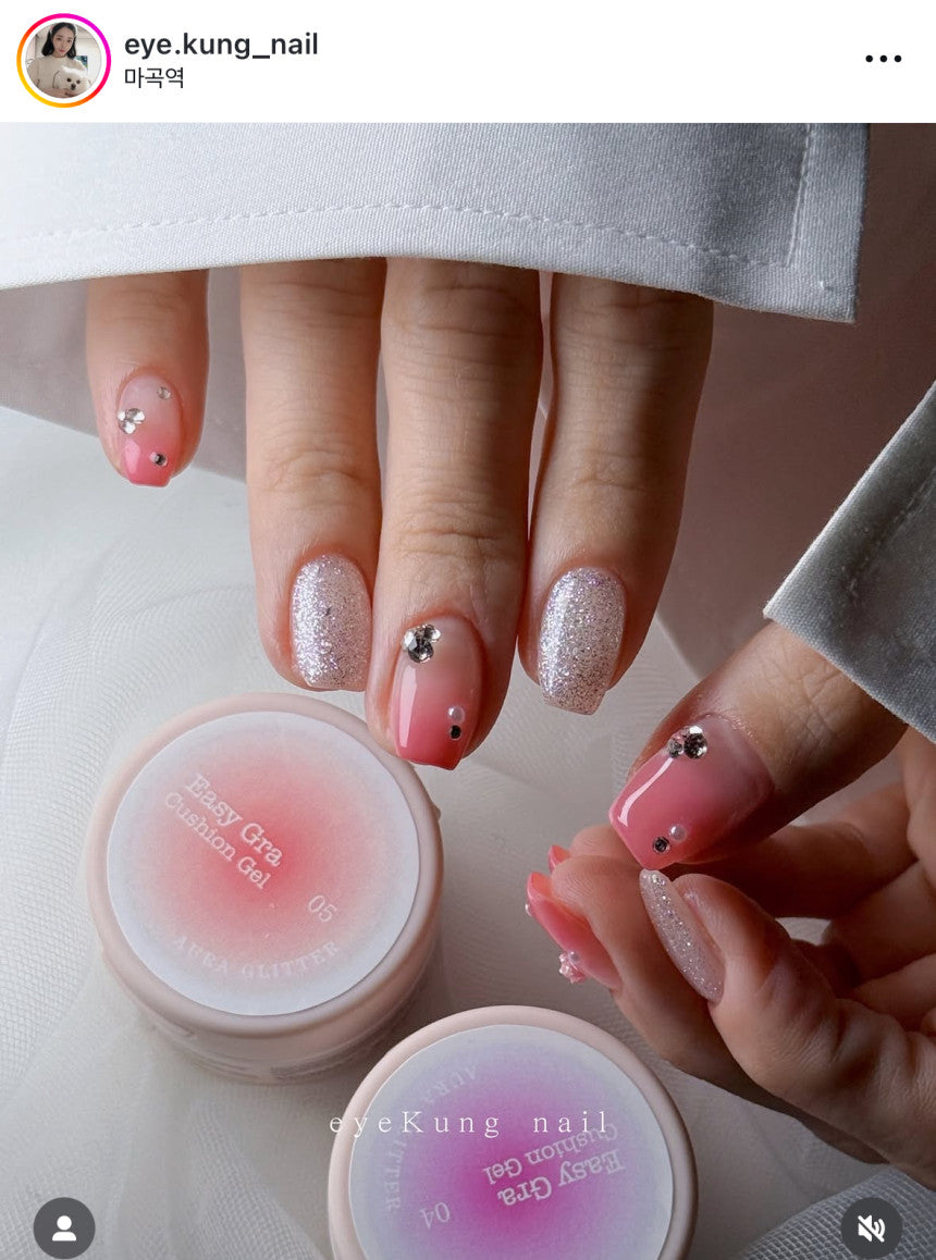 AURAGLITTER Easy Gra Ombre Cushion Gel - Single Gel
