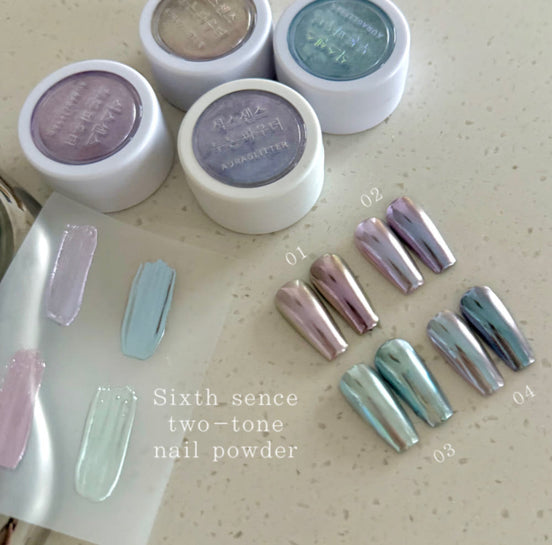 AURAGLITTER Six Sense Two-tone Powder