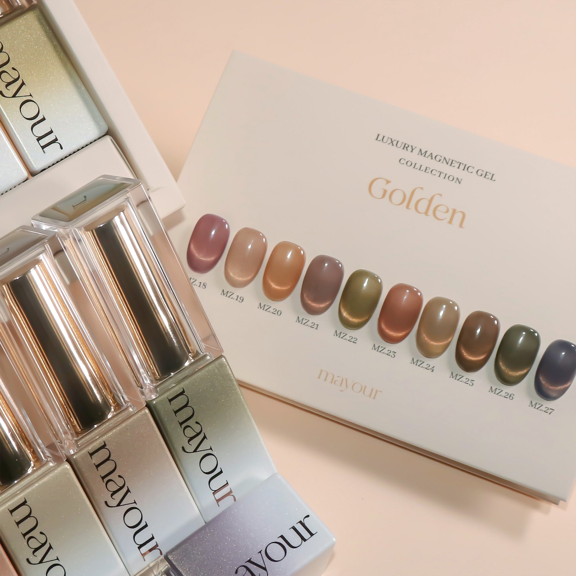 Mayour Golden Gel Collection (Magnetic/Cateye)