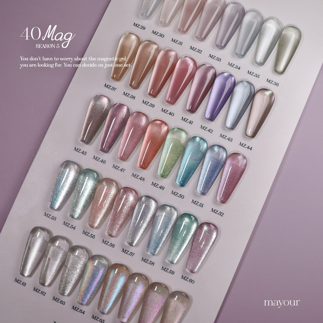 Mayour The Collector Season 5 Gel Collection (Magnetic/Cateye)