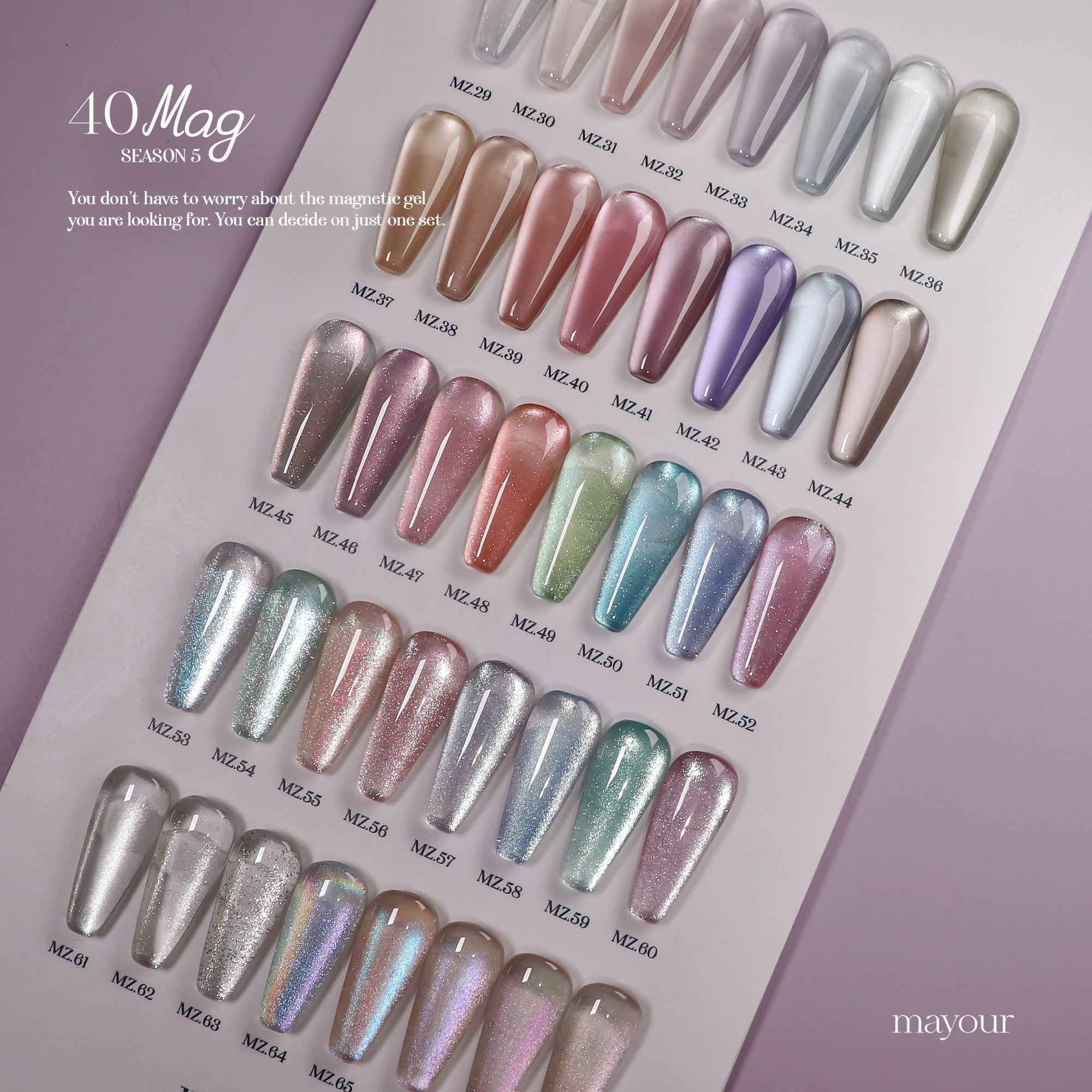 Mayour The Collector Season 5 Gel Collection (Magnetic/Cateye)