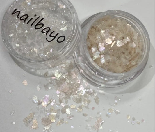 Nailbayo Jagealitter (Pearl Flake)