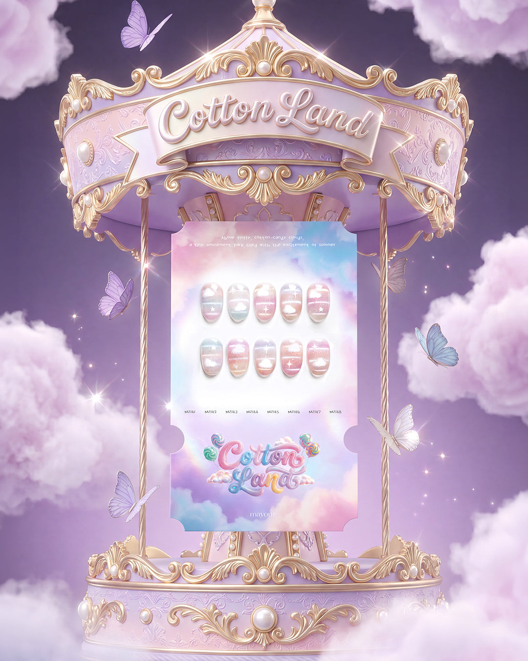 Mayour Cotton Land Gel Collection (Magnetic/Cateye)
