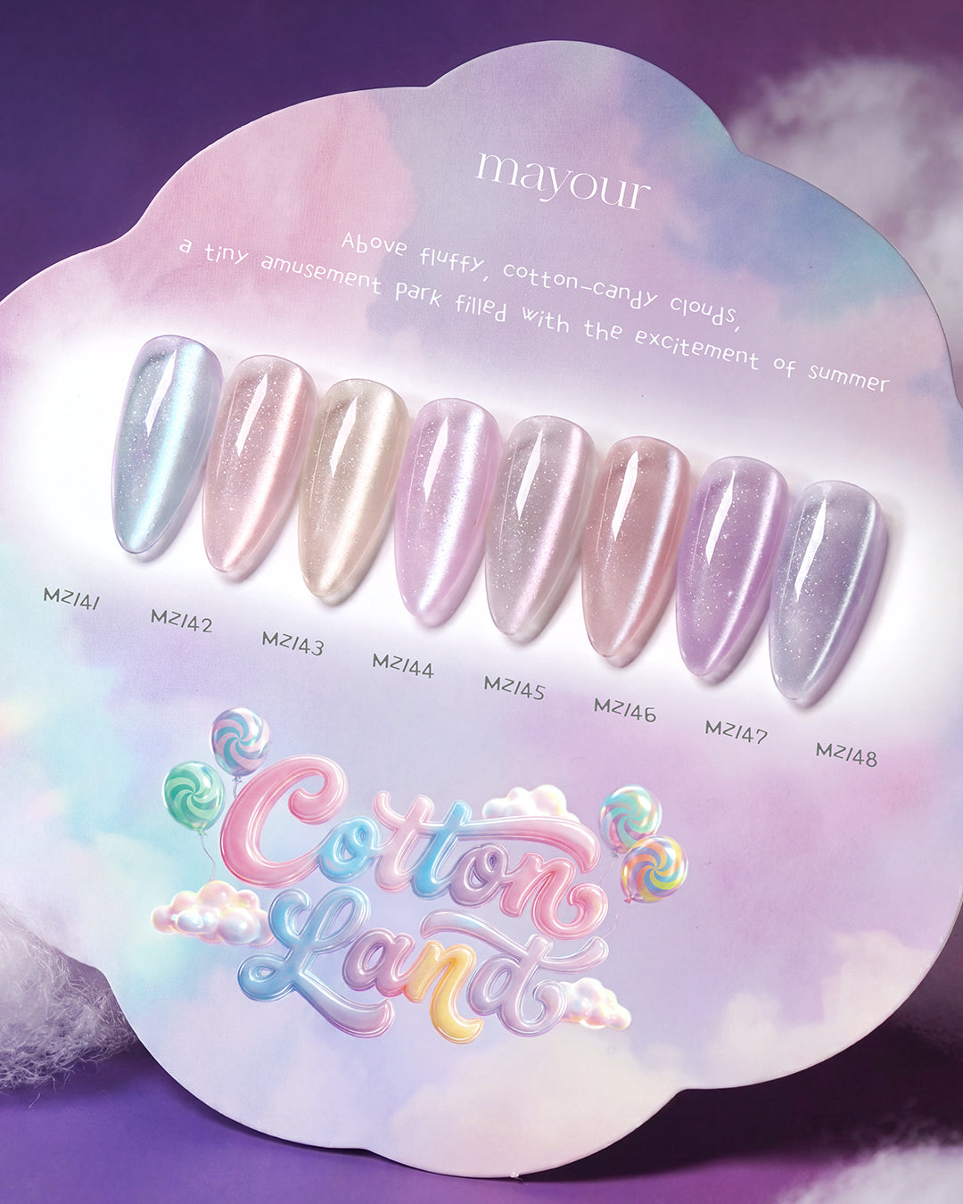 Mayour Cotton Land Gel Collection (Magnetic/Cateye)