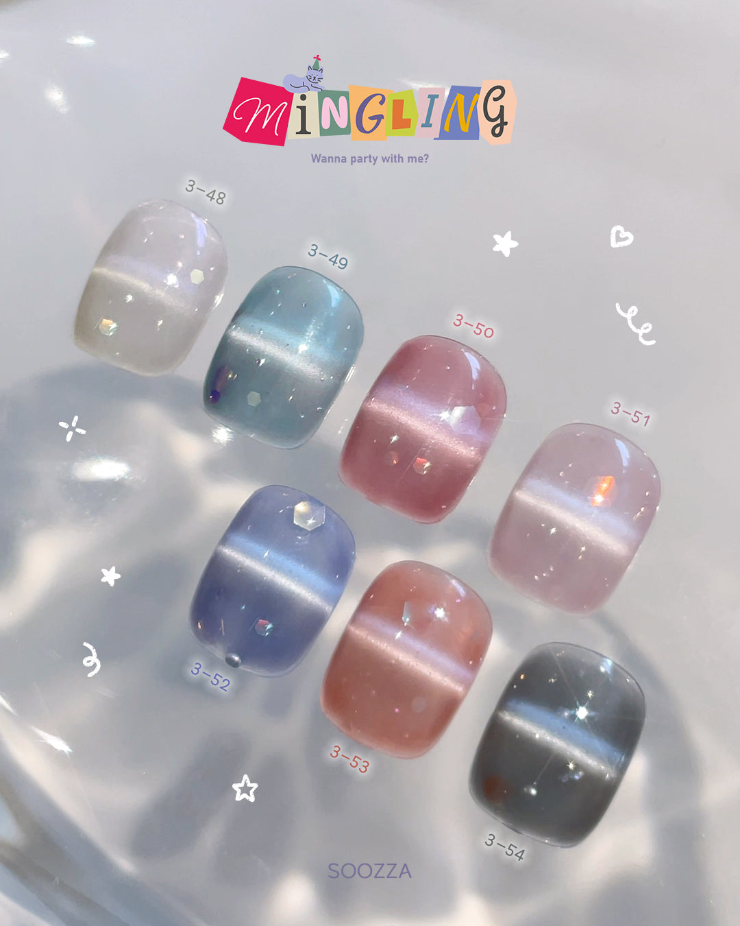 SOOZZA Mingling Gel Collection (Magnetic/Cateye)