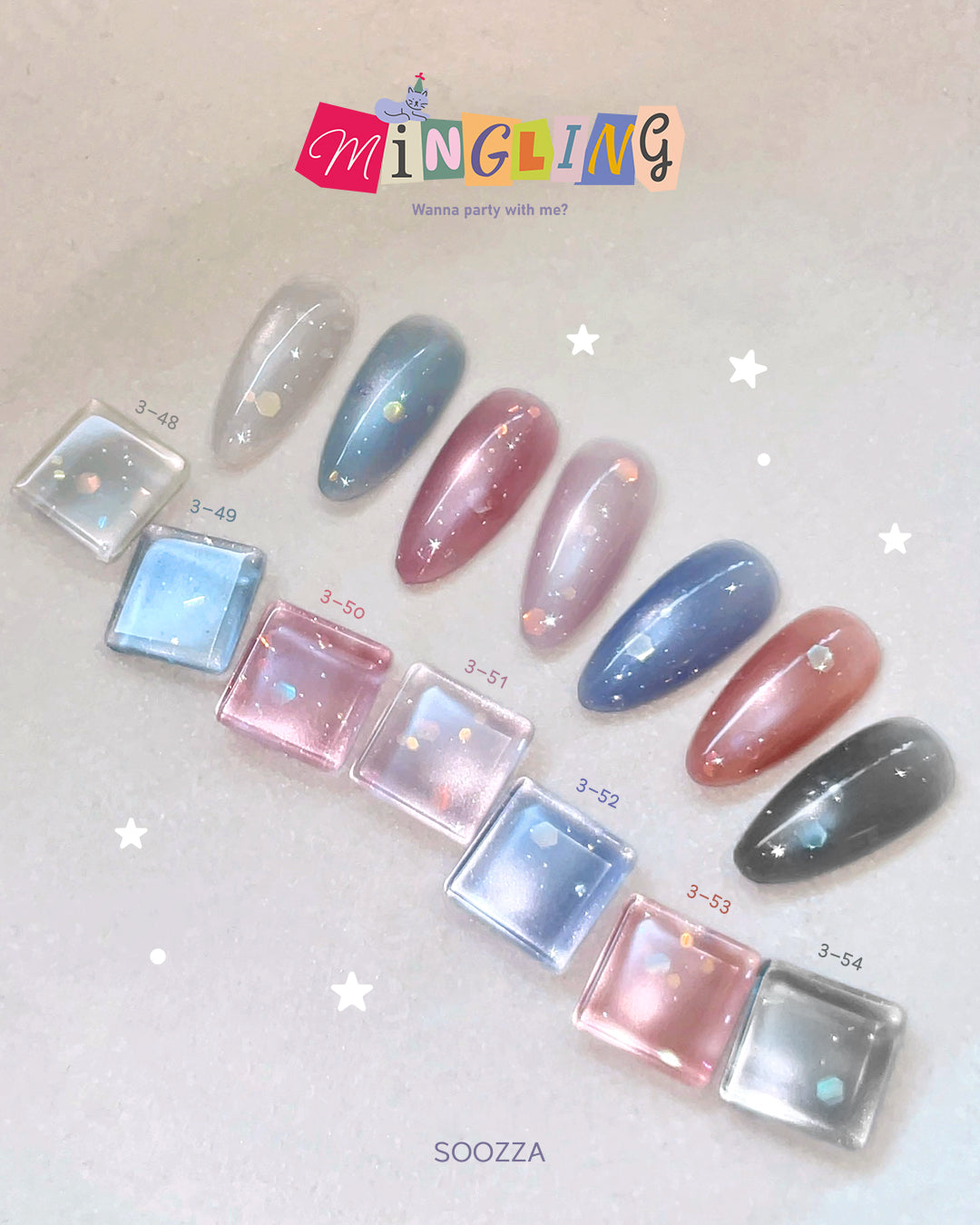 SOOZZA Mingling Gel Collection (Magnetic/Cateye)