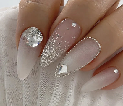 Nailbayo Doi Nudi Glitter Single Gel Silver