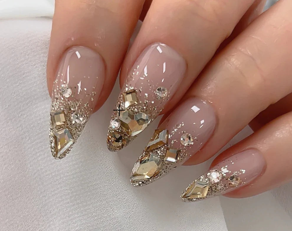 Nailbayo Doi Nudi Glitter Single Gel Gold