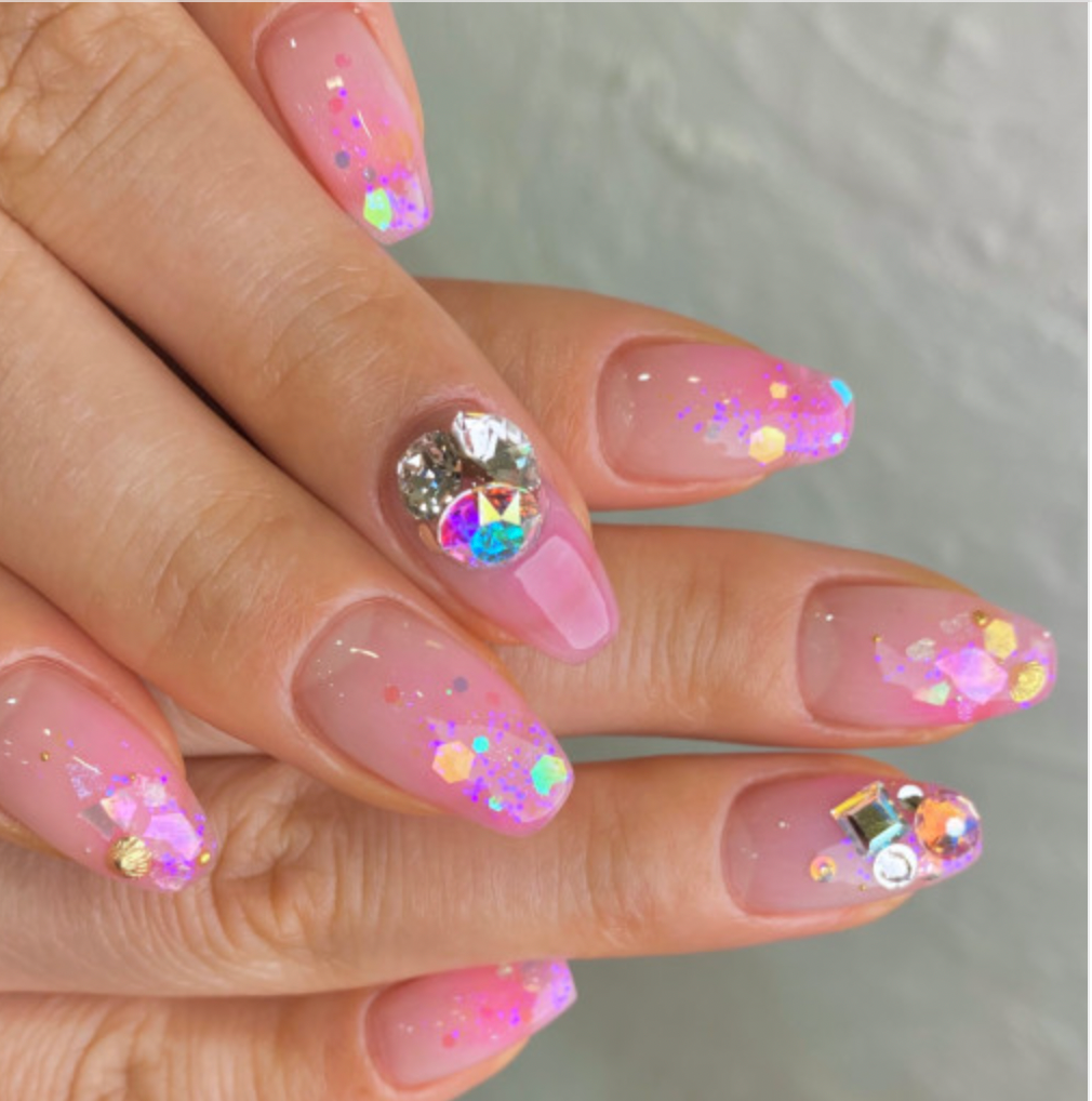 [Final Clearance] Nailbayo Blue Liter Glitter