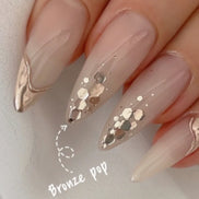 [Final Clearance] Nailbayo Bronze pop Glitter