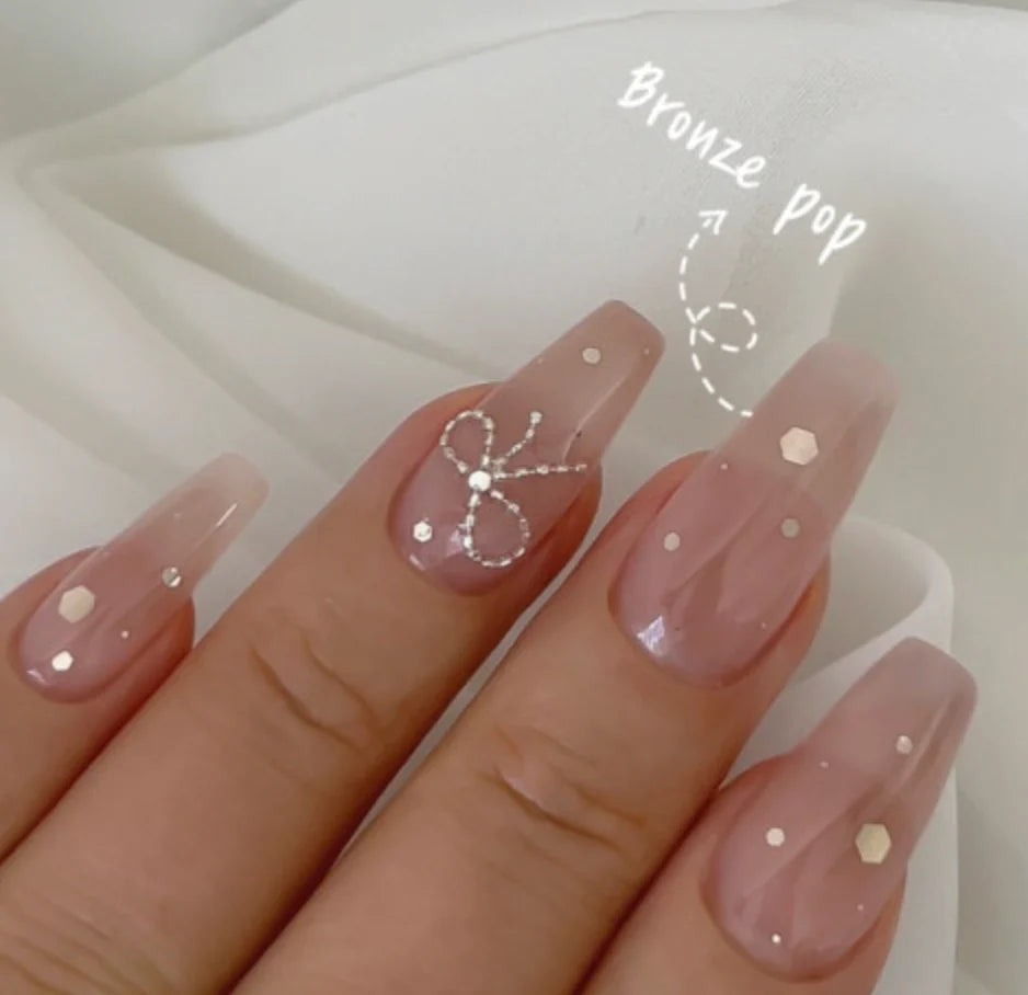 [Final Clearance] Nailbayo Bronze pop Glitter