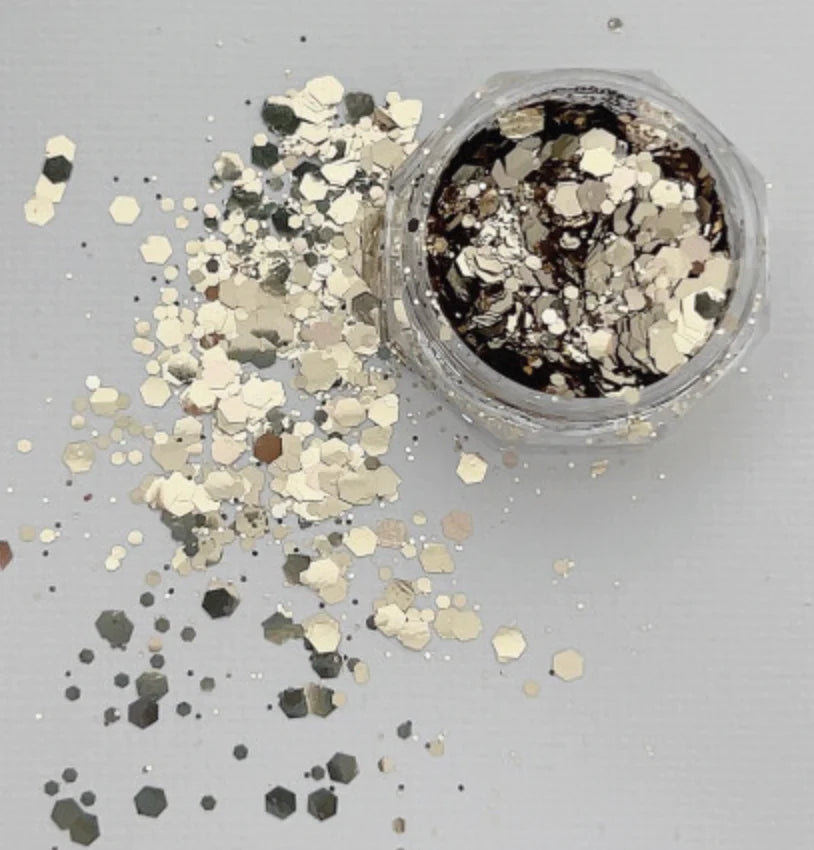 [Final Clearance] Nailbayo Gold Pop Glitter