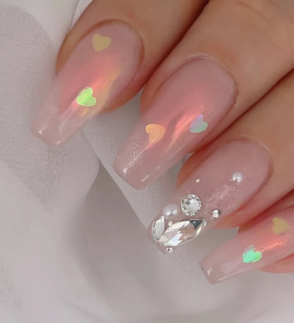 Nailbayo Heart pop Glitter