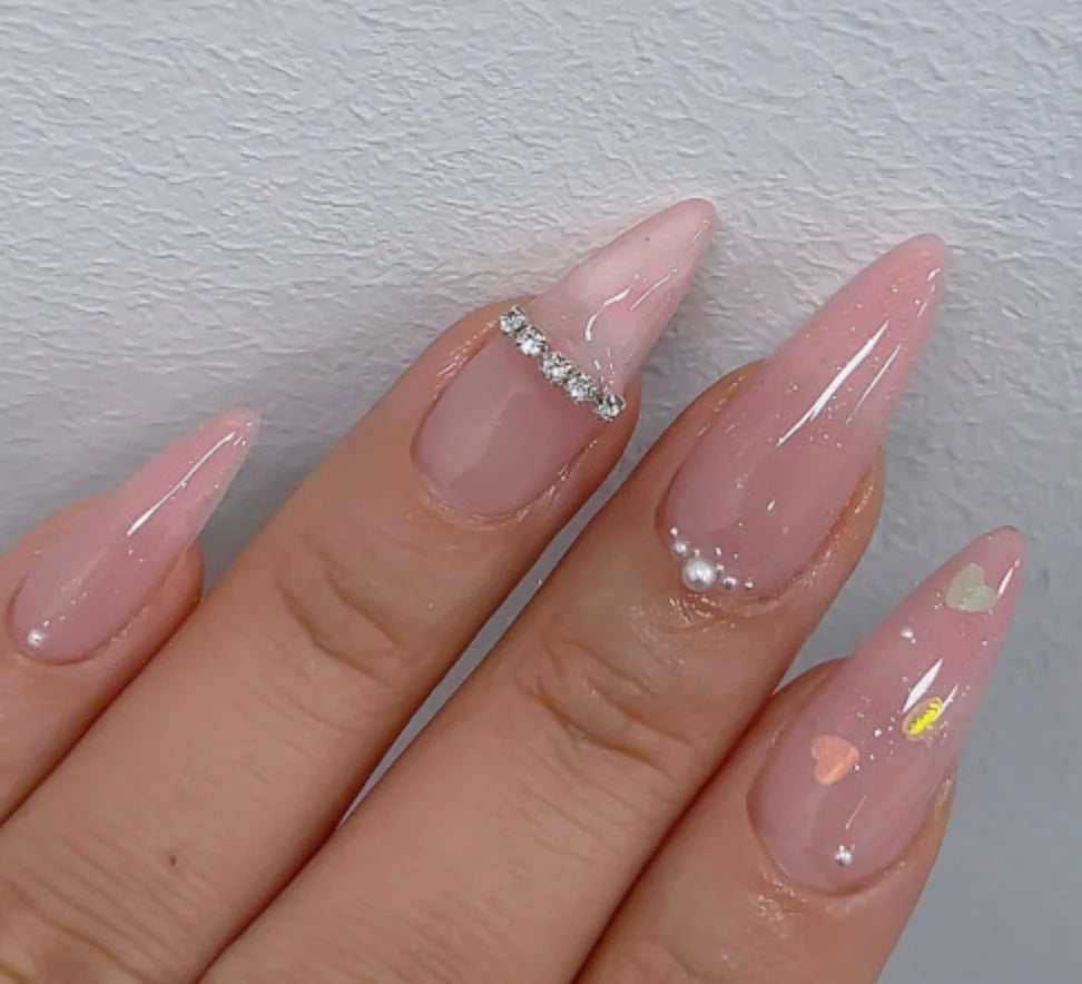 Nailbayo Heart pop Glitter