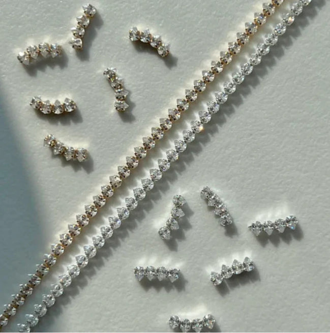 [Final Clearance] Nailbayo Waterdrop Chains: 1x Silver and 1x Gold