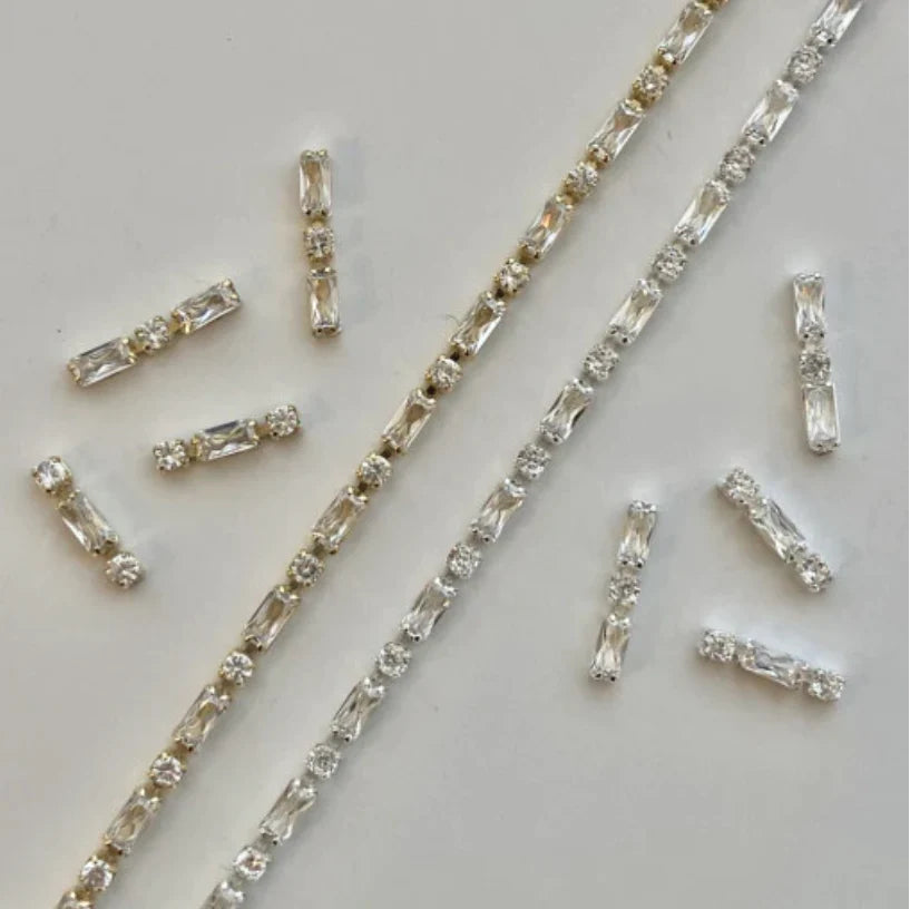 [Final Clearance] Nailbayo Zircon Chains: 1x Silver and 1x Gold