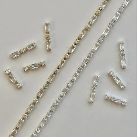[Final Clearance] Nailbayo Zircon Chains: 1x Silver and 1x Gold